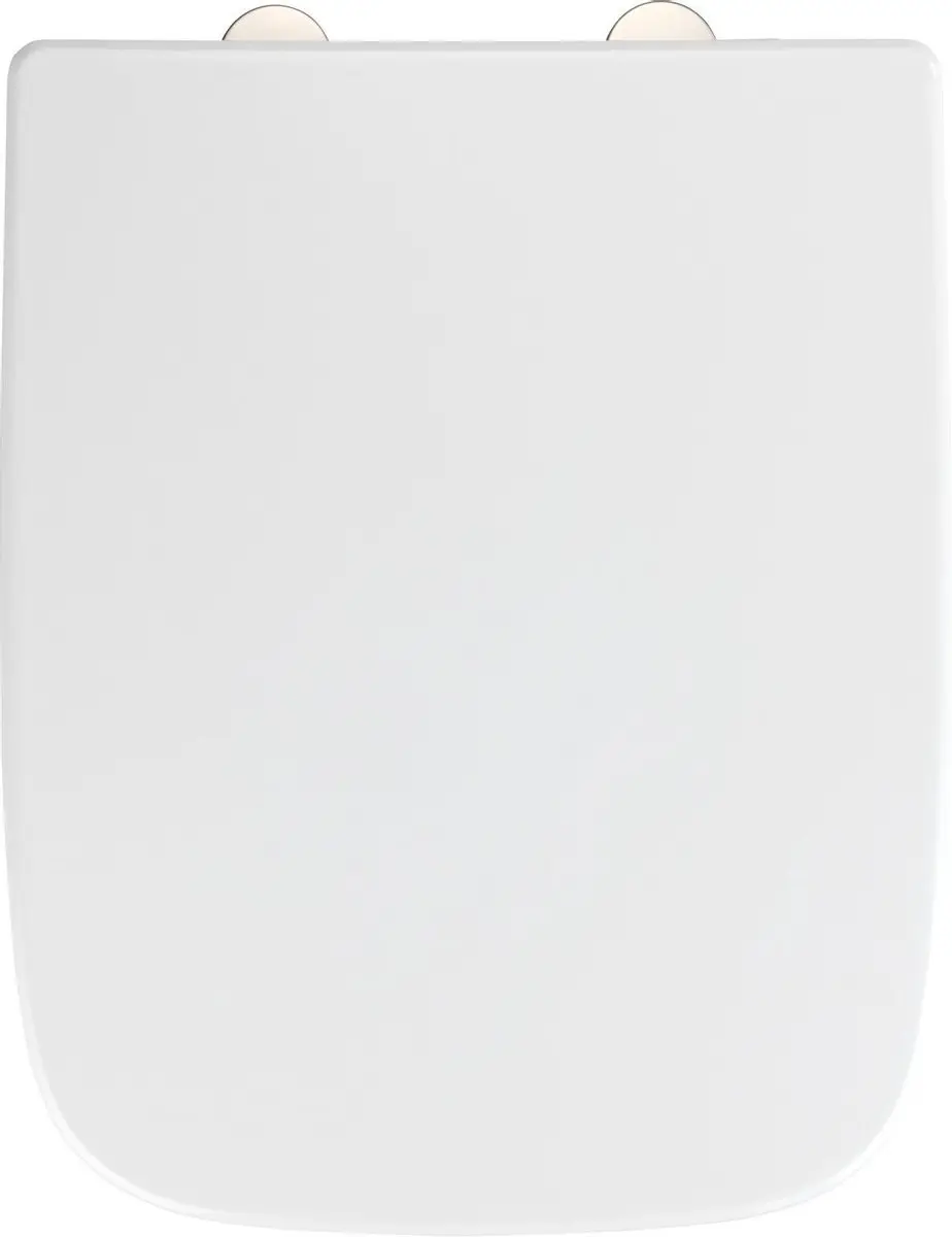 Wenko Toiletbril 37,5x46,5cm RVS Wit