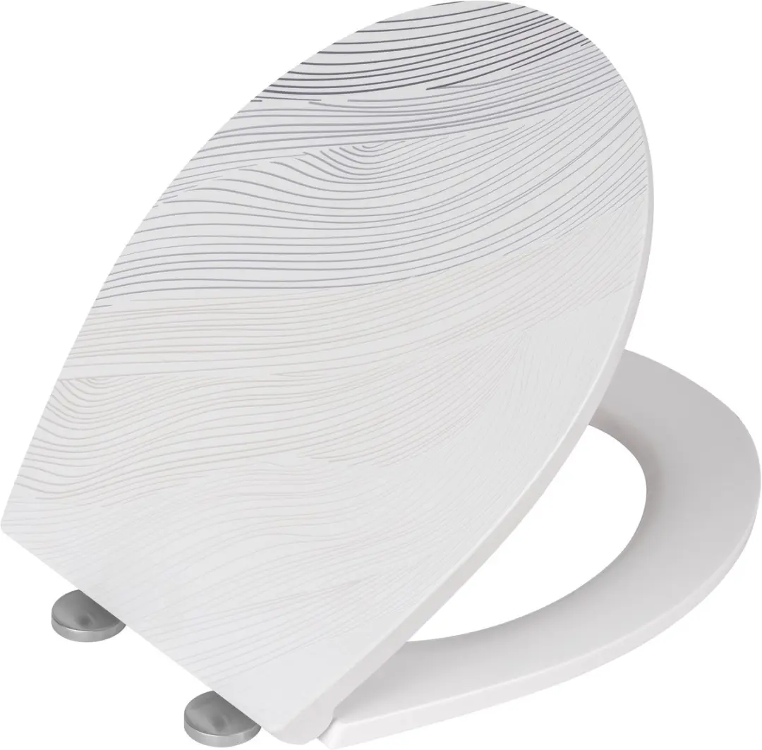 WENKO WC bril Menin met structuurprint