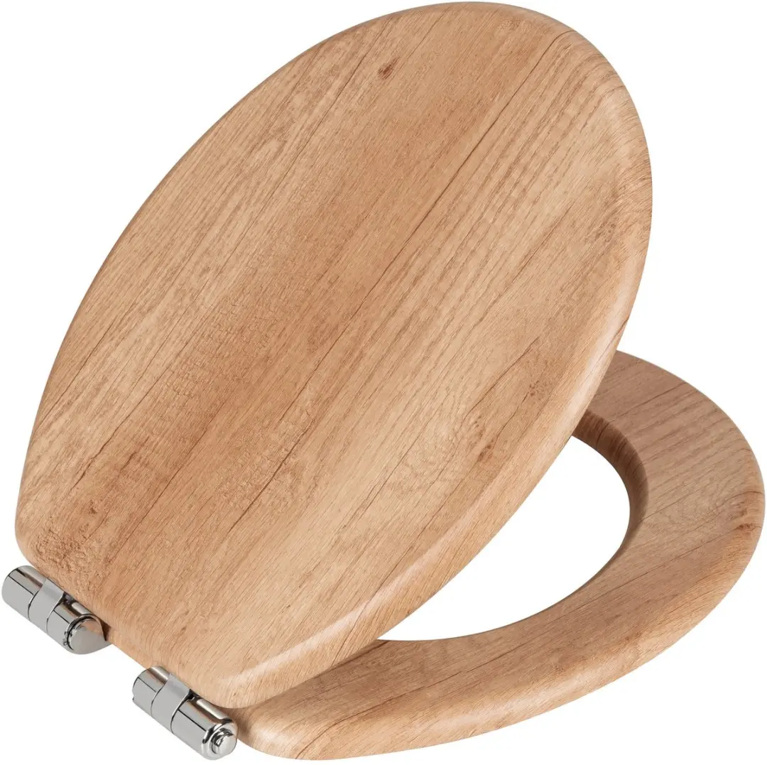 WENKO WC bril Licht eiken decor