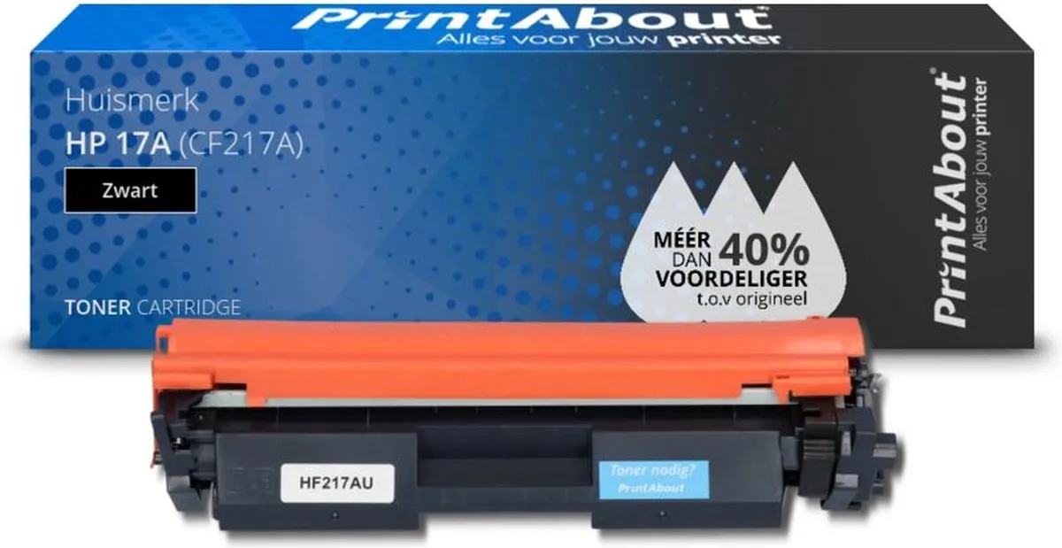 PrintAbout Toner CF217A - Zwart - 1.800 pagina's