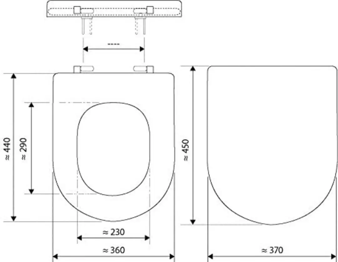 Geberit Renova Topfix Closetzitting Softclose - Wit - afbeelding 3 van 6