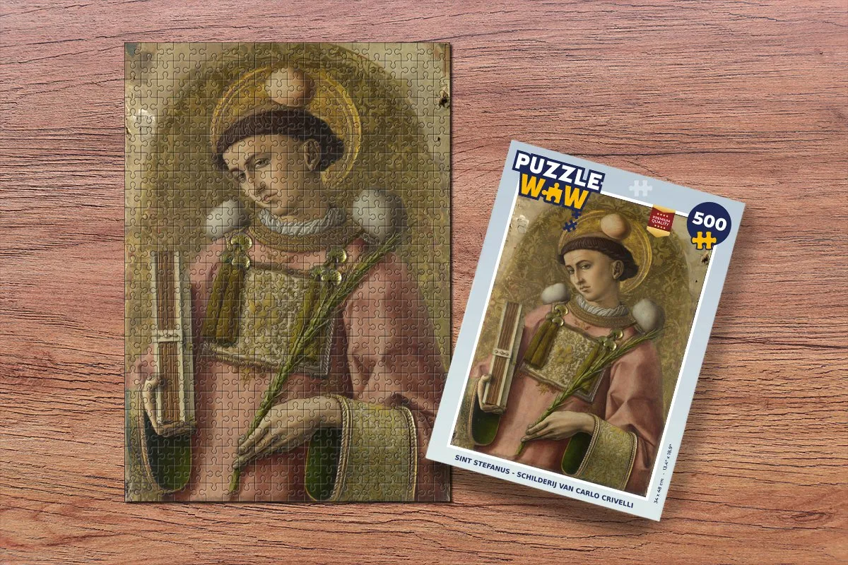 PuzzleWow Sint Stefanus Legpuzzel Carlo Crivelli 500 Stuks - Multicolor