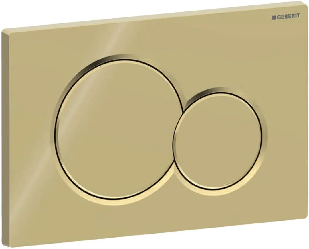 Geberit Sigma 01 Bedieningspaneel - Glans Messing - afbeelding 6 van 6