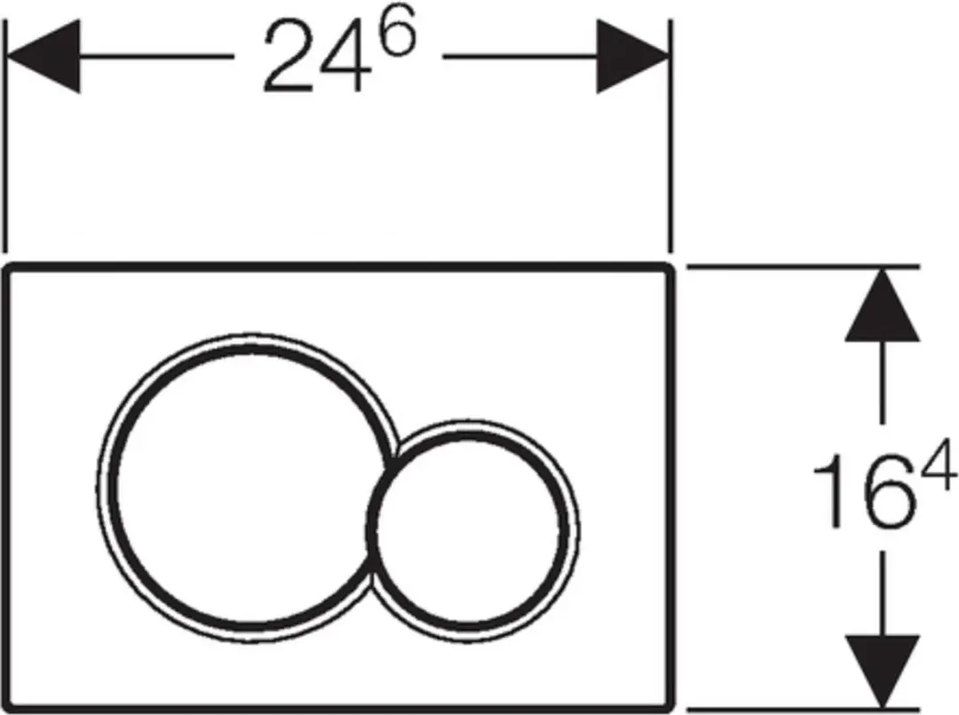 Geberit Sigma 01 Bedieningspaneel - Glans Messing - afbeelding 5 van 6