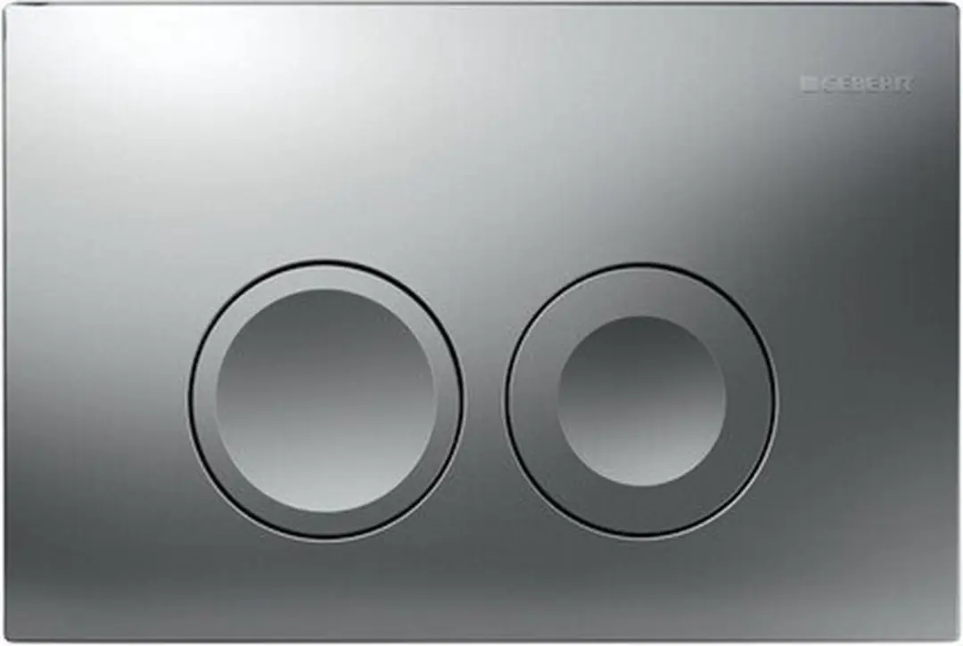 Geberit Delta25 Bedieningsplaat - Dualflush - Mat Chroom - afbeelding 3 van 4