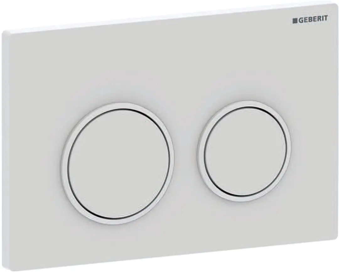 Geberit Omega 20 Bedieningspaneel Mat Wit