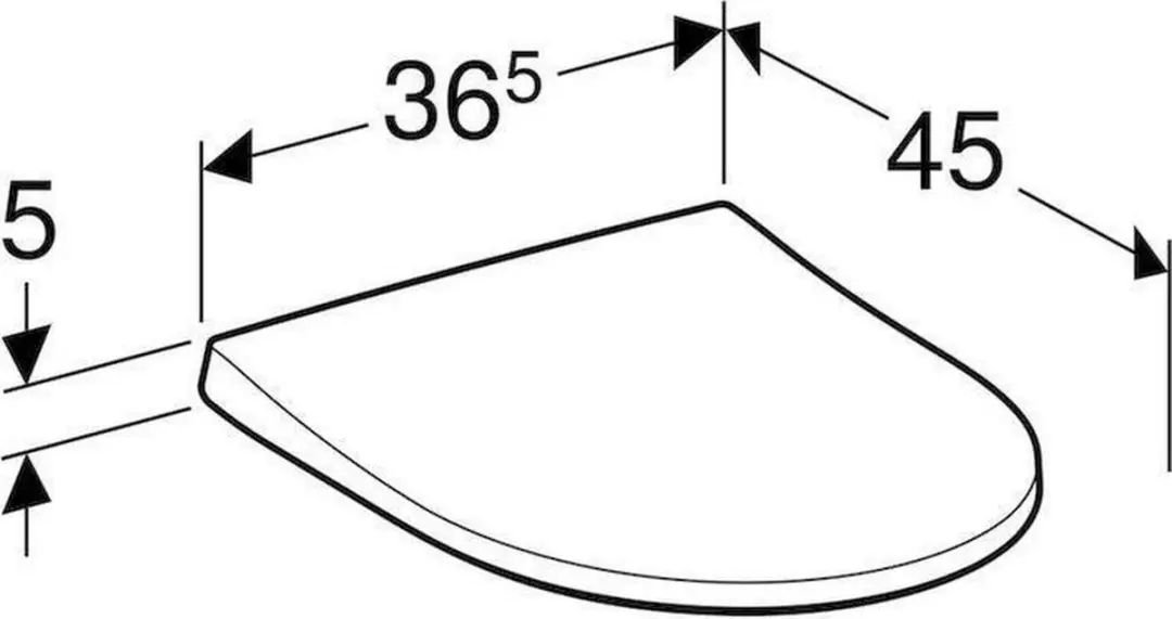 Geberit iCon Closetzitting Topfix Softclose Quick Release Glans Wit - afbeelding 6 van 6