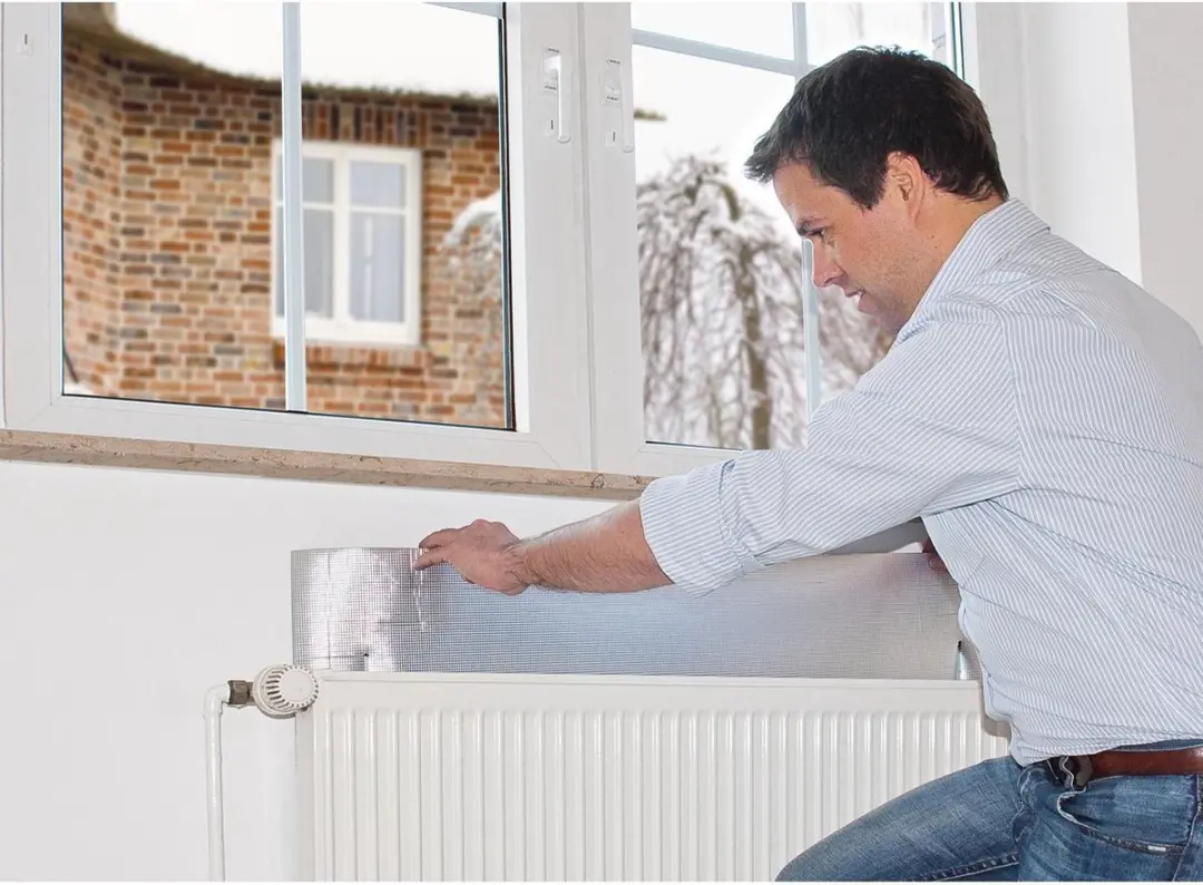 Tesa Radiatorfolie 100x70cm - Zilver - afbeelding 4 van 6