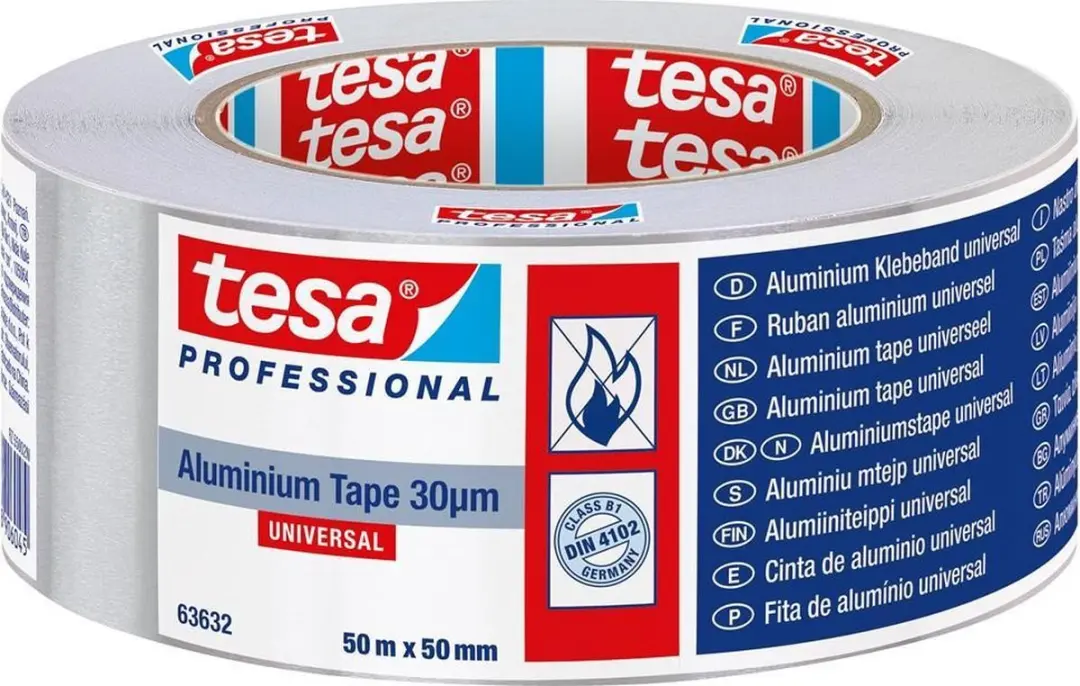 Tesa Aluminiumtape 63632 50m x 50mm