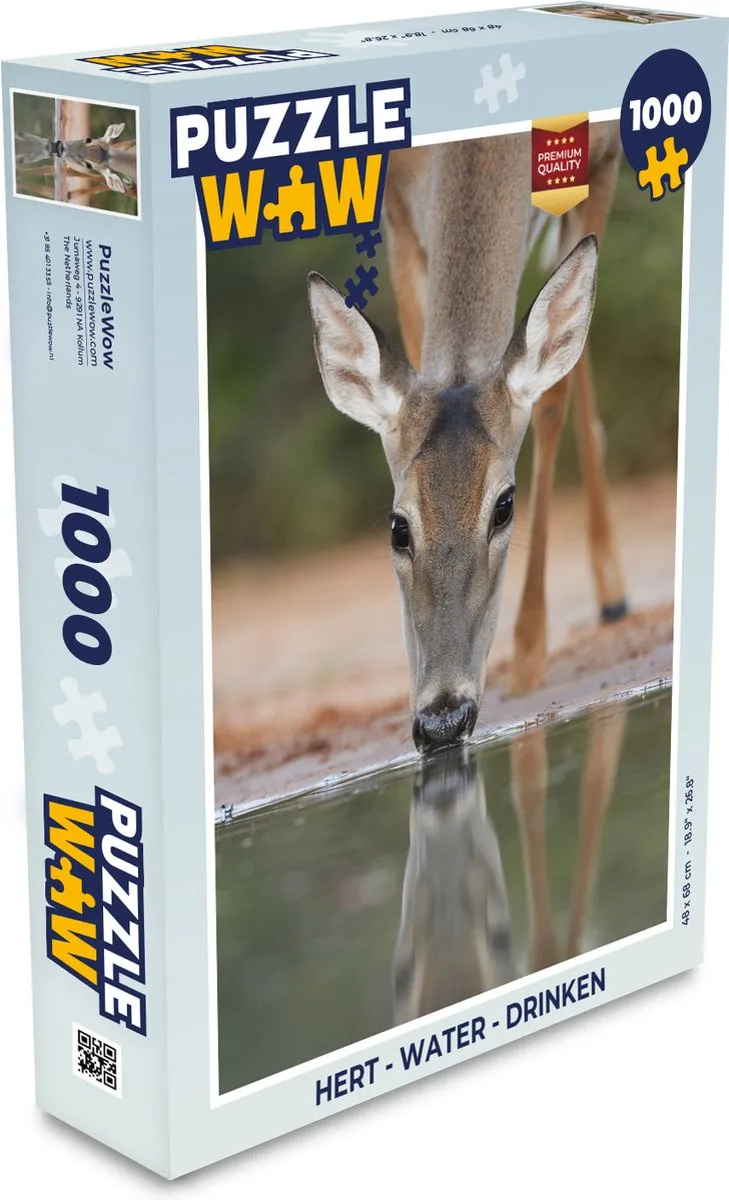 PuzzleWow Hert Legpuzzel 1000 Stuks