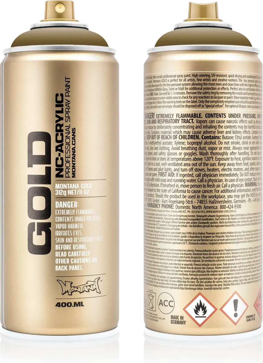 Montana GOLD G1080 Everglade spuitbus 400ml
