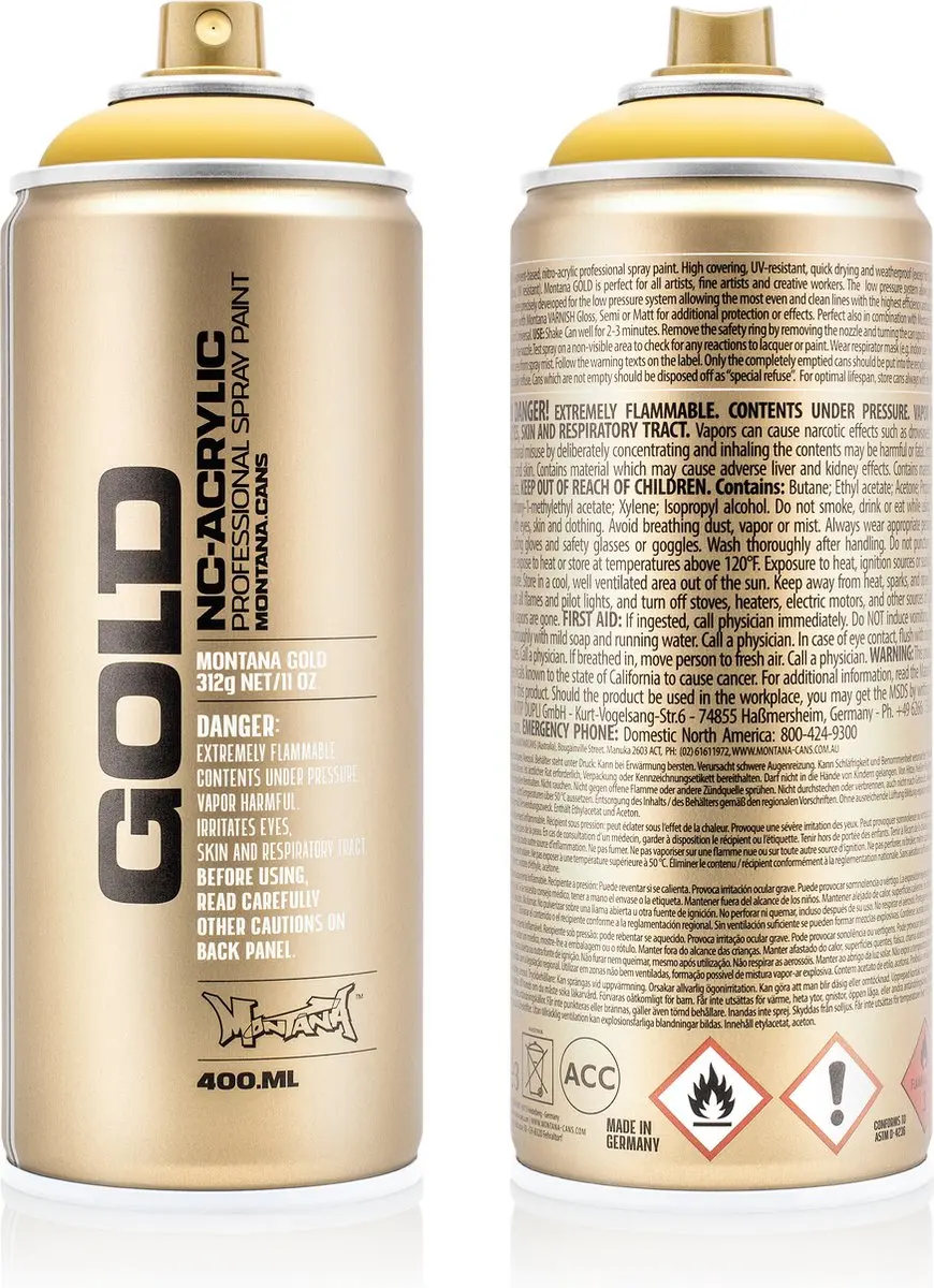 Montana GOLD G1210 Yellow Submarine spuitbus 400ml
