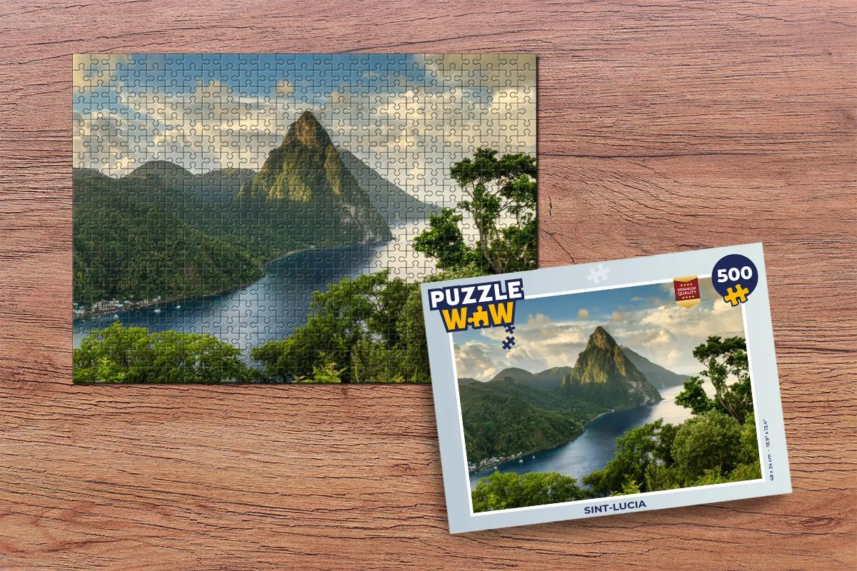 PuzzleWow Sint-Lucia Legpuzzel 500 Stuks - Multicolor