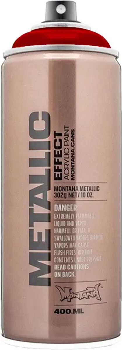Montana Metallic ROOD verf spuitbus 400ml