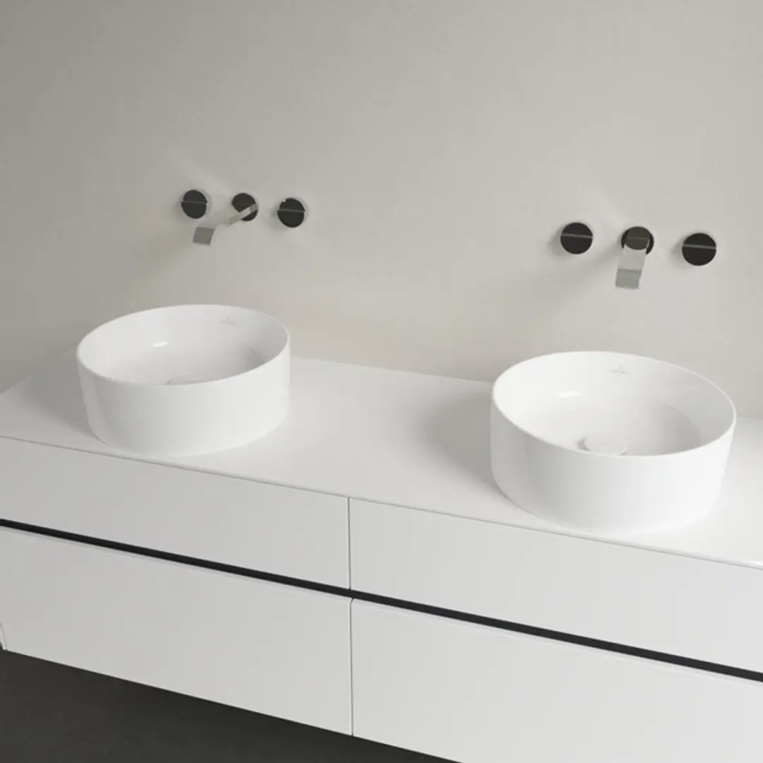 Villeroy & Boch Collaro Opzetwastafel Ø40cm Wit Alpin - afbeelding 6 van 6