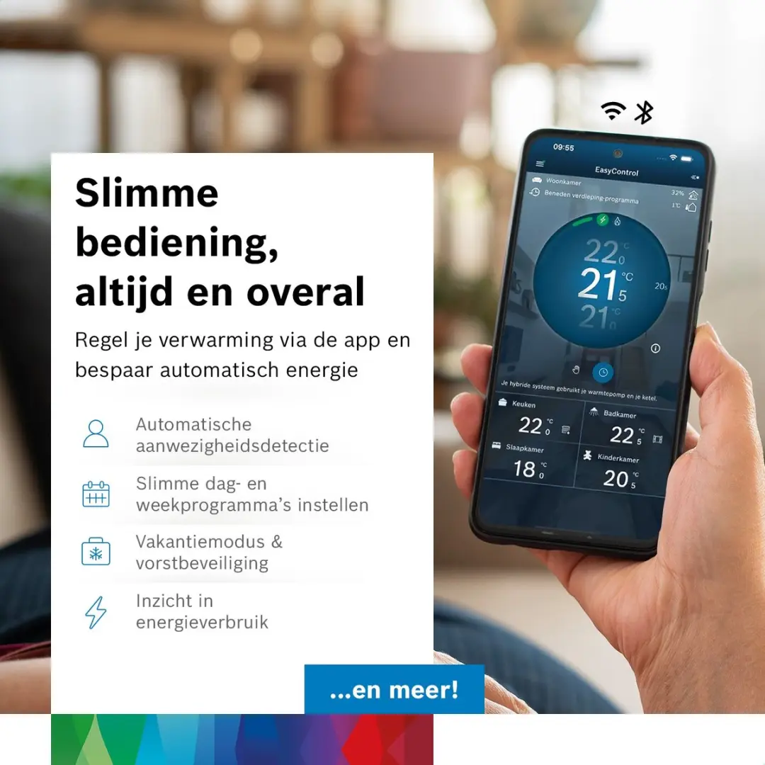 Bosch EasyControl CT200 Thermostaat - Wit - afbeelding 4 van 6