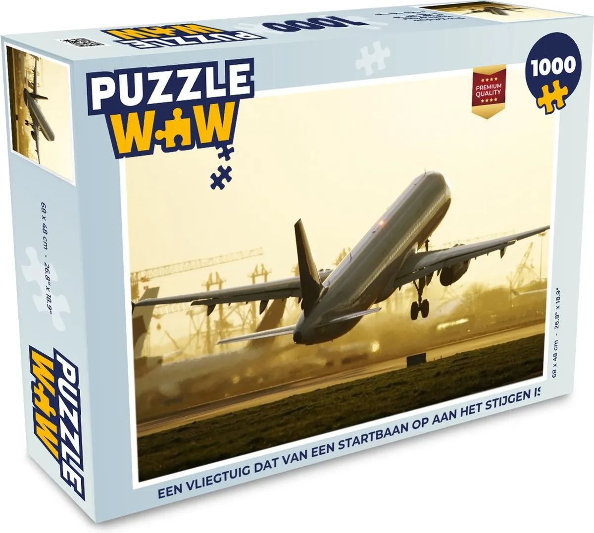PuzzleWow Legpuzzel 1000 Stuks Multicolor
