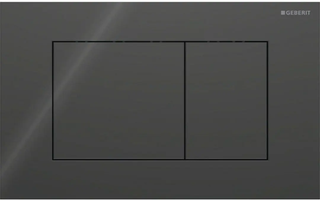 Geberit Sigma 40 Bedieningspaneel Square Glans Zwart
