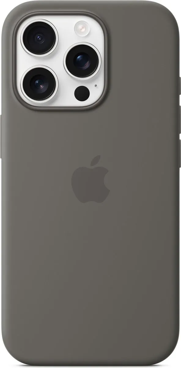 Apple iPhone 16 Pro Silicone Backcover MYYL3ZM/A - Stone Gray