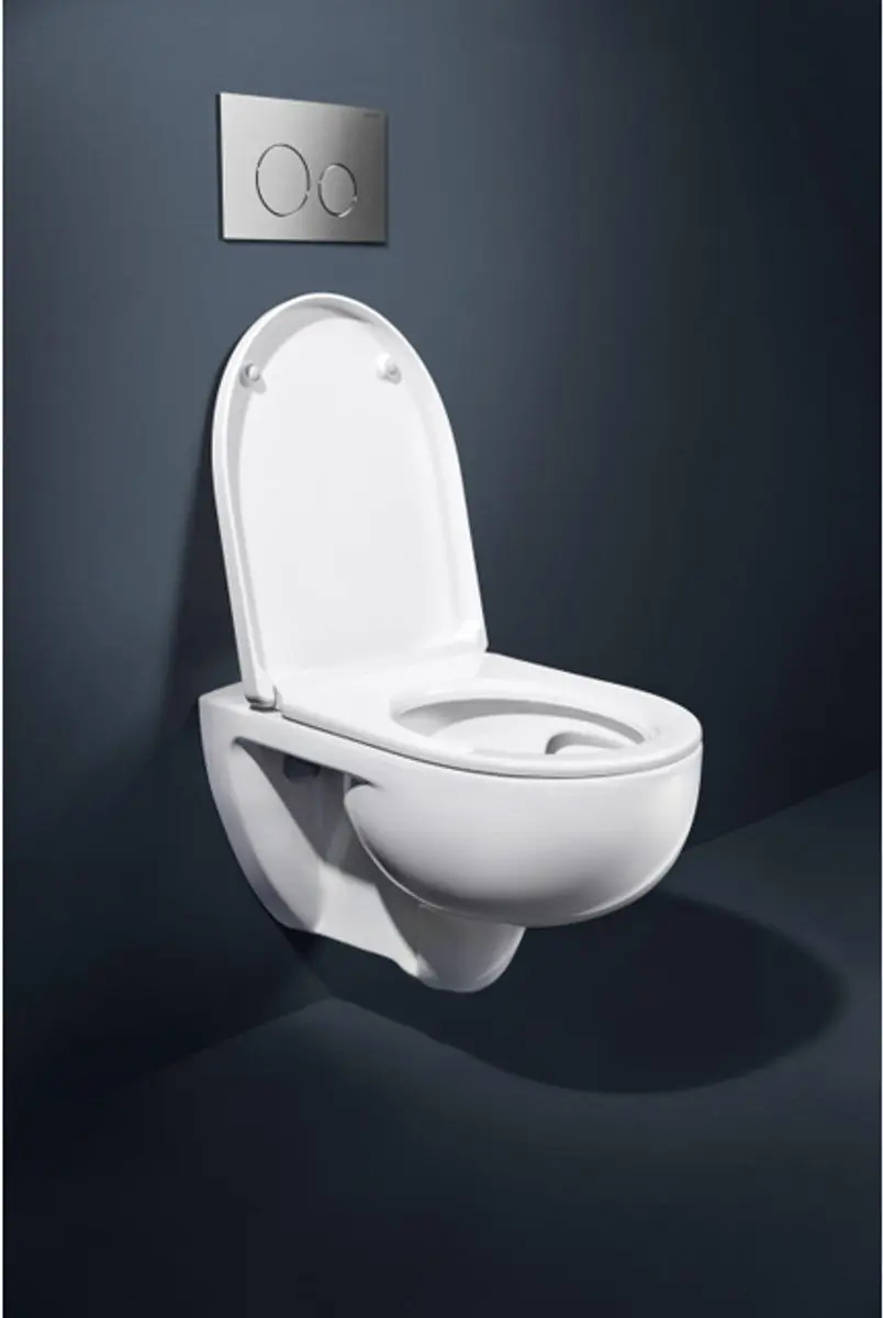 Geberit Renova Hangtoilet TurboFlush Wit - Softclose Quickrelease - afbeelding 3 van 6