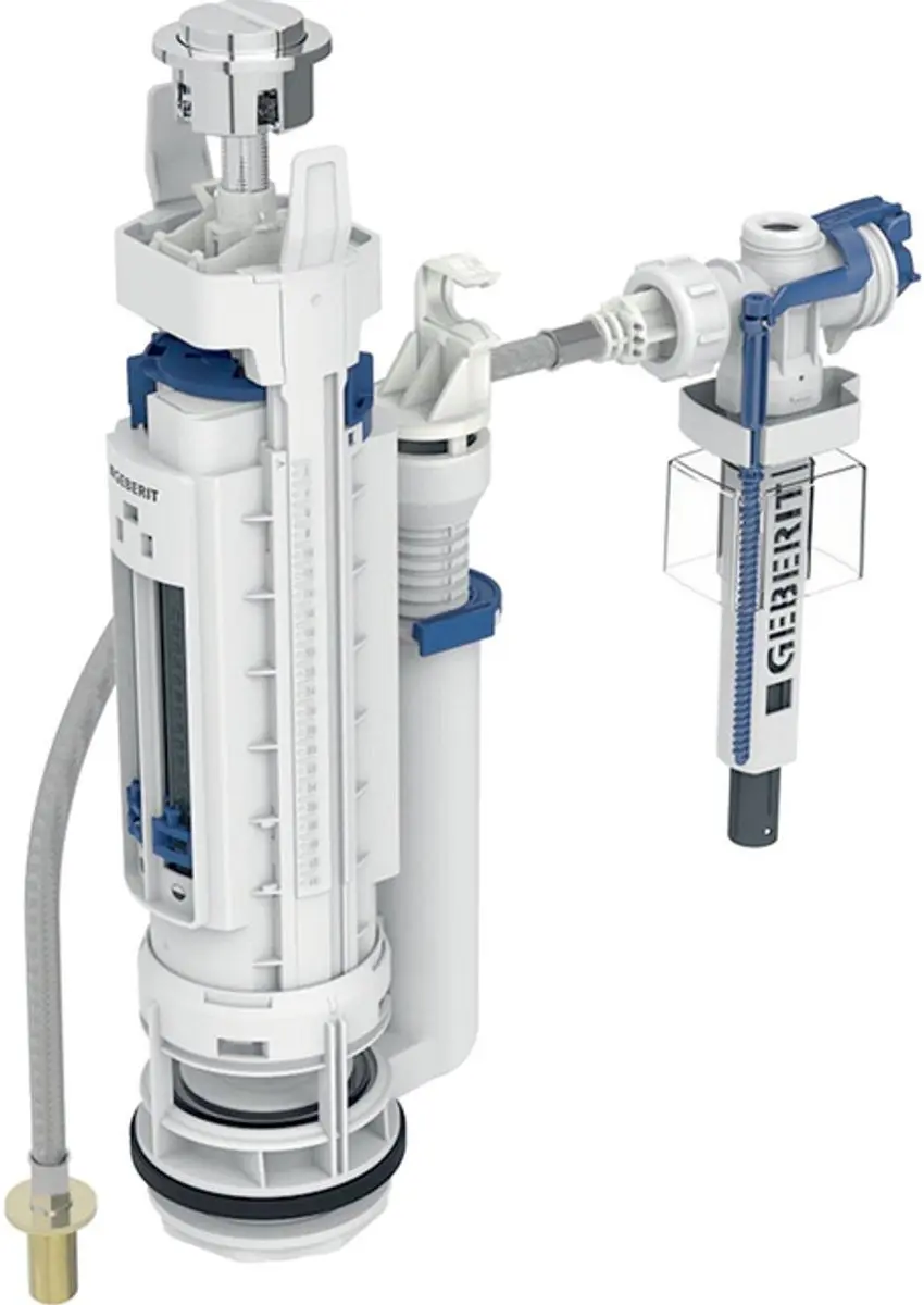 Geberit bodemventiel universeel type 290-383 duoblok gr/spoeling