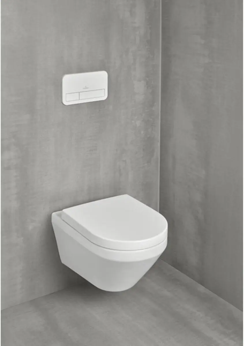 Villeroy & Boch Architectura Wandcloset 53x37cm TwistFlush Wit - afbeelding 4 van 5
