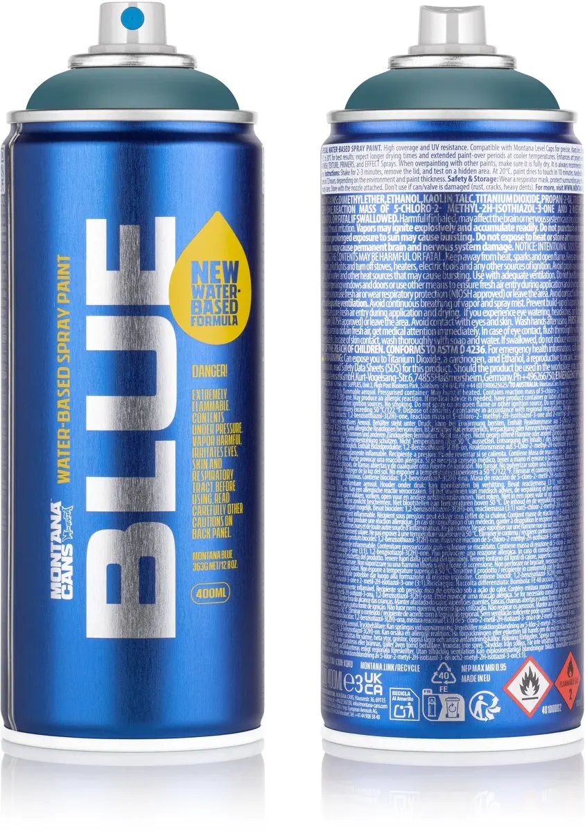 Montana BLUE Teal Spuitbus 400ml