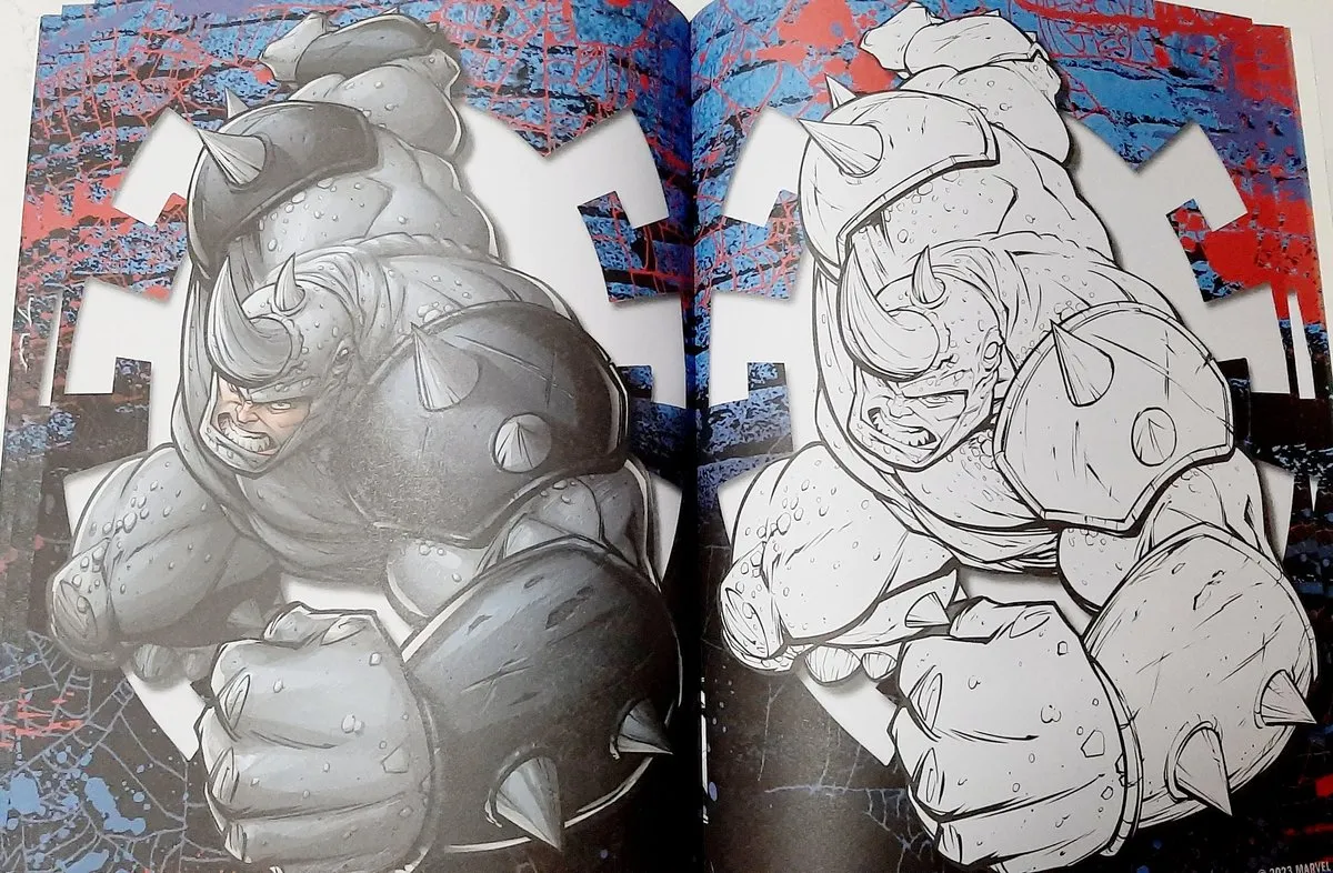 Marvel Spiderman Kleurboek - 32 Pagina's - Multicolor
