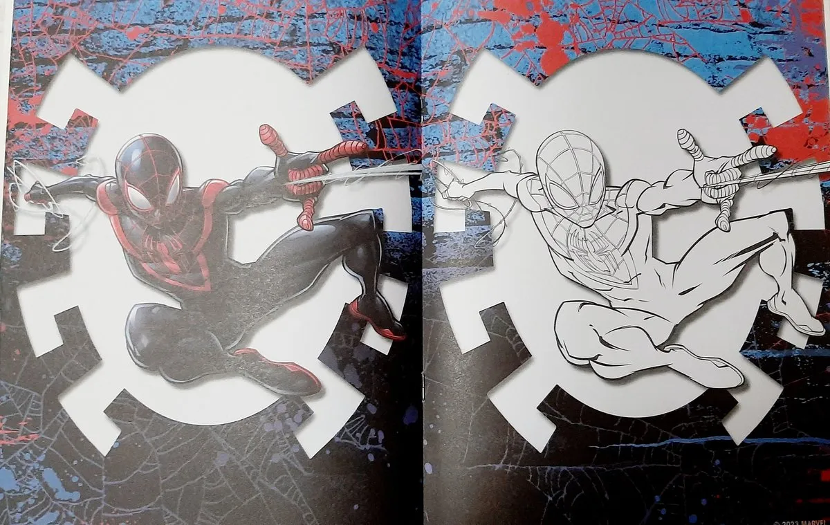Marvel Spiderman Kleurboek - 32 Pagina's - Multicolor