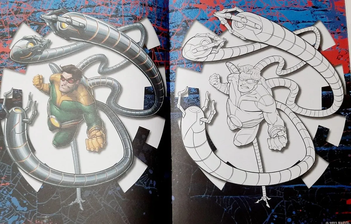 Marvel Spiderman Kleurboek - 32 Pagina's - Multicolor