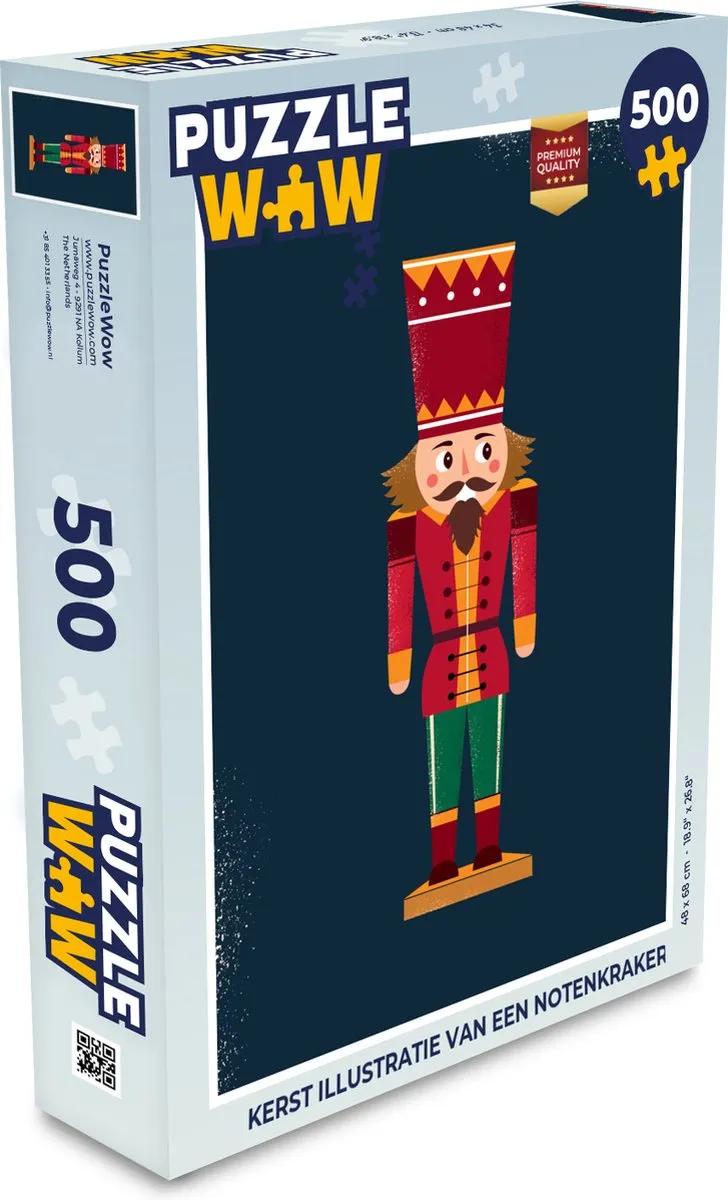 PuzzleWow Notenkraker Puzzel 500 Stuks