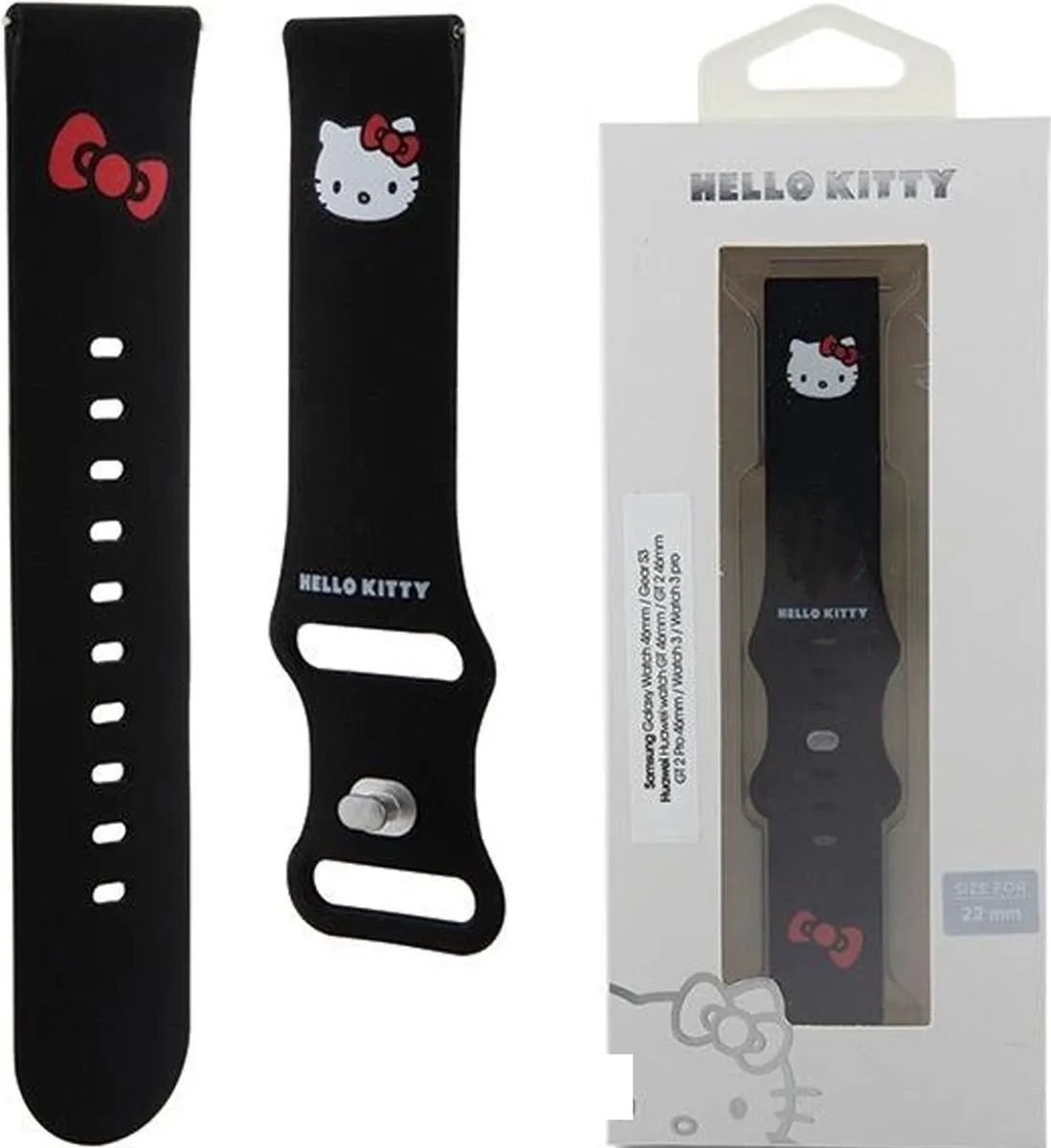 Hello Kitty Siliconen Hoofdband Apple Watch 42/44/45/49mm