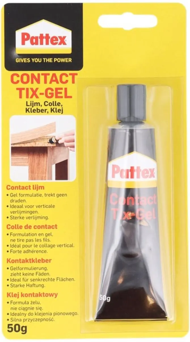 Pattex Contact TIX-GEL 50g - afbeelding 2 van 2