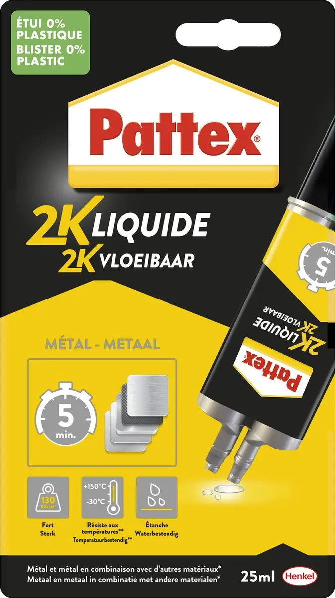Pattex Twee componenten lijm Universal 35Gram