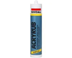 Soudal Acryrub Pro W Grijs Acrylaatkit 310ml - afbeelding 3 van 6