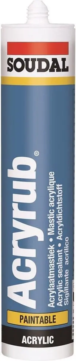 Soudal Acryrub Pro W Grijs Acrylaatkit 310ml - afbeelding 5 van 6