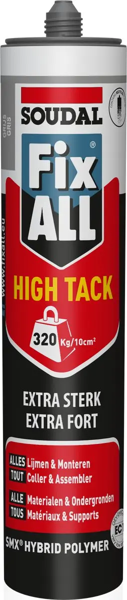 Fix All High Tack grijs