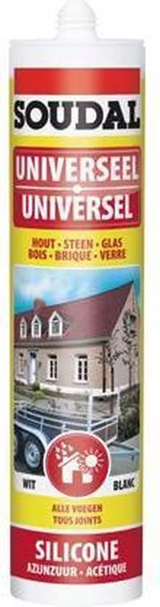 Soudal Universele silicone transparant