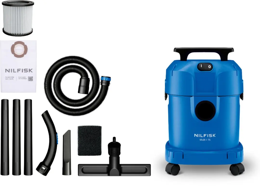 Nilfisk Multi I 16 Nat- & Droogzuiger 1100W