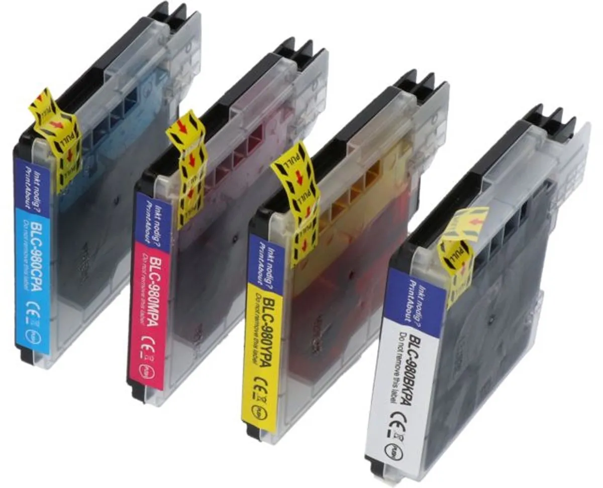 PrintAbout LC-1100VALBP-PA2 Inktcartridge - 4 Kleuren 2.700 pagina's