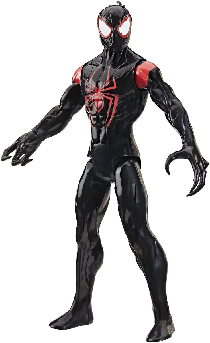 Marvel Spider-Man VenomVersus Titan Hero Series Miles Morales 30cm - Zwart/Rood