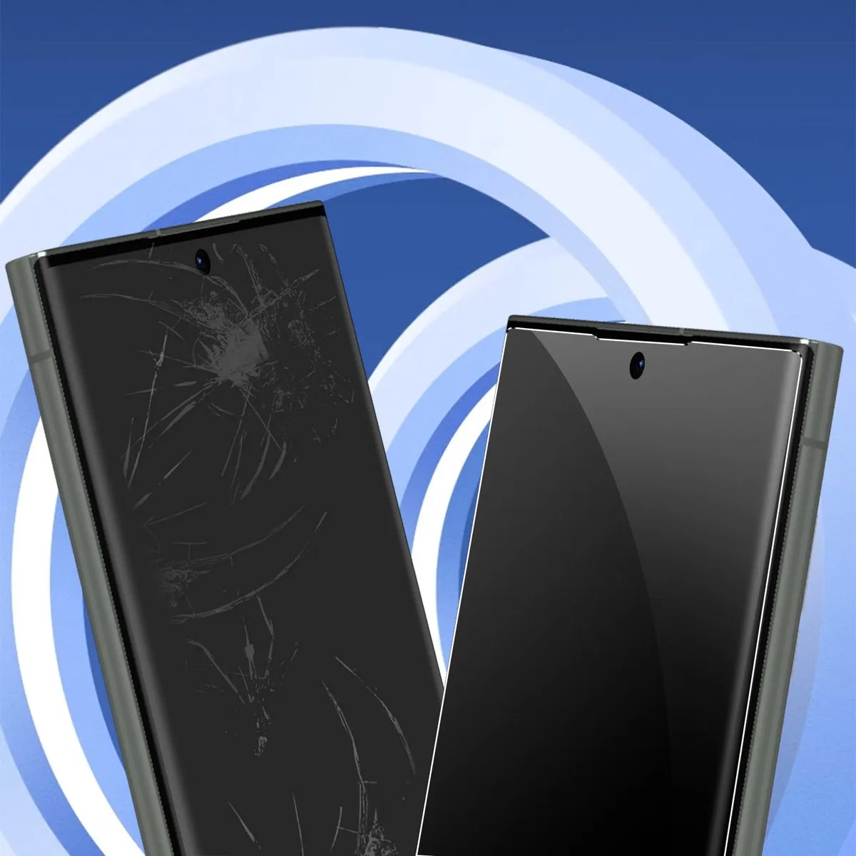 Samsung Alook Tempered Glass Galaxy S23 Ultra - 9H Hardheid