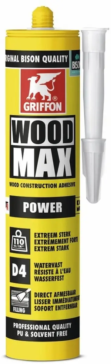 Griffon Wood Max power houtlijm 380gr