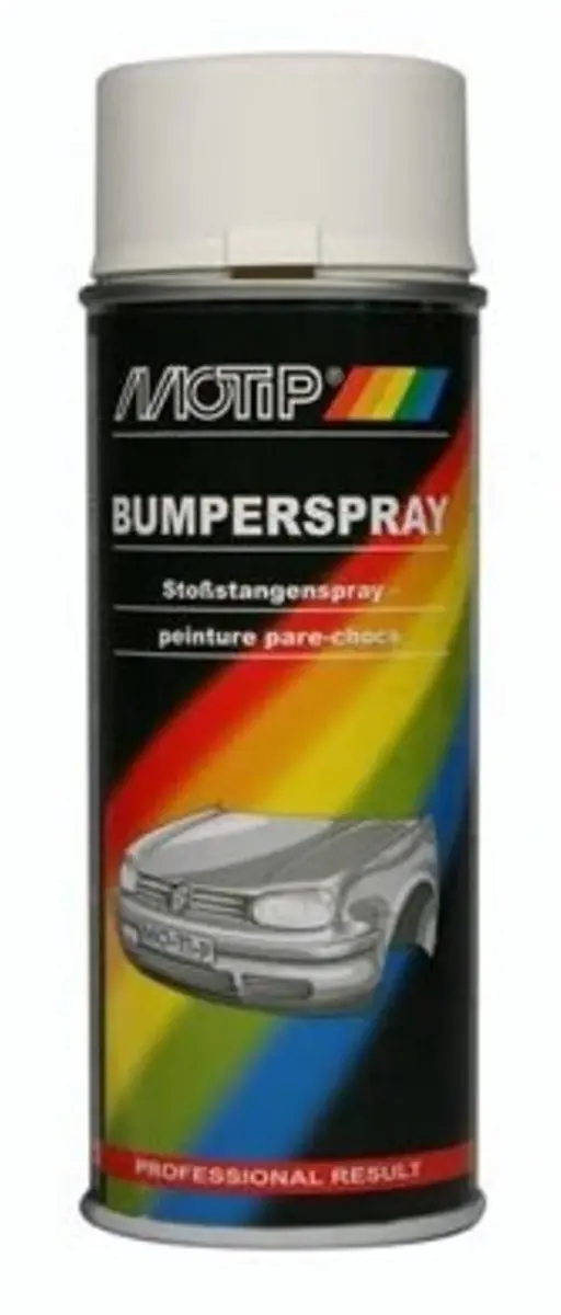 MoTip Bumper Verf WIT spuitbus 400ml