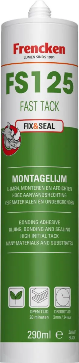 Frencken FS125 Fast Tack 290ml Zwart