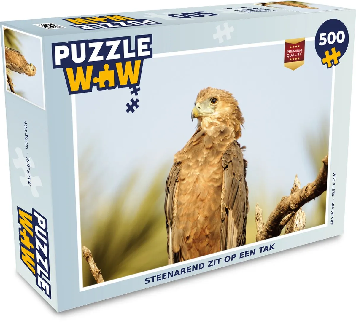 PuzzleWow Steenarend op Tak Legpuzzel 500 Stuks