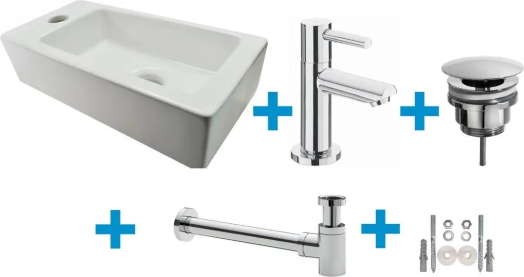 Saqu Combi-Pack M Fonteinset 31203430 - 1 Kraangat - Wit - afbeelding 4 van 6