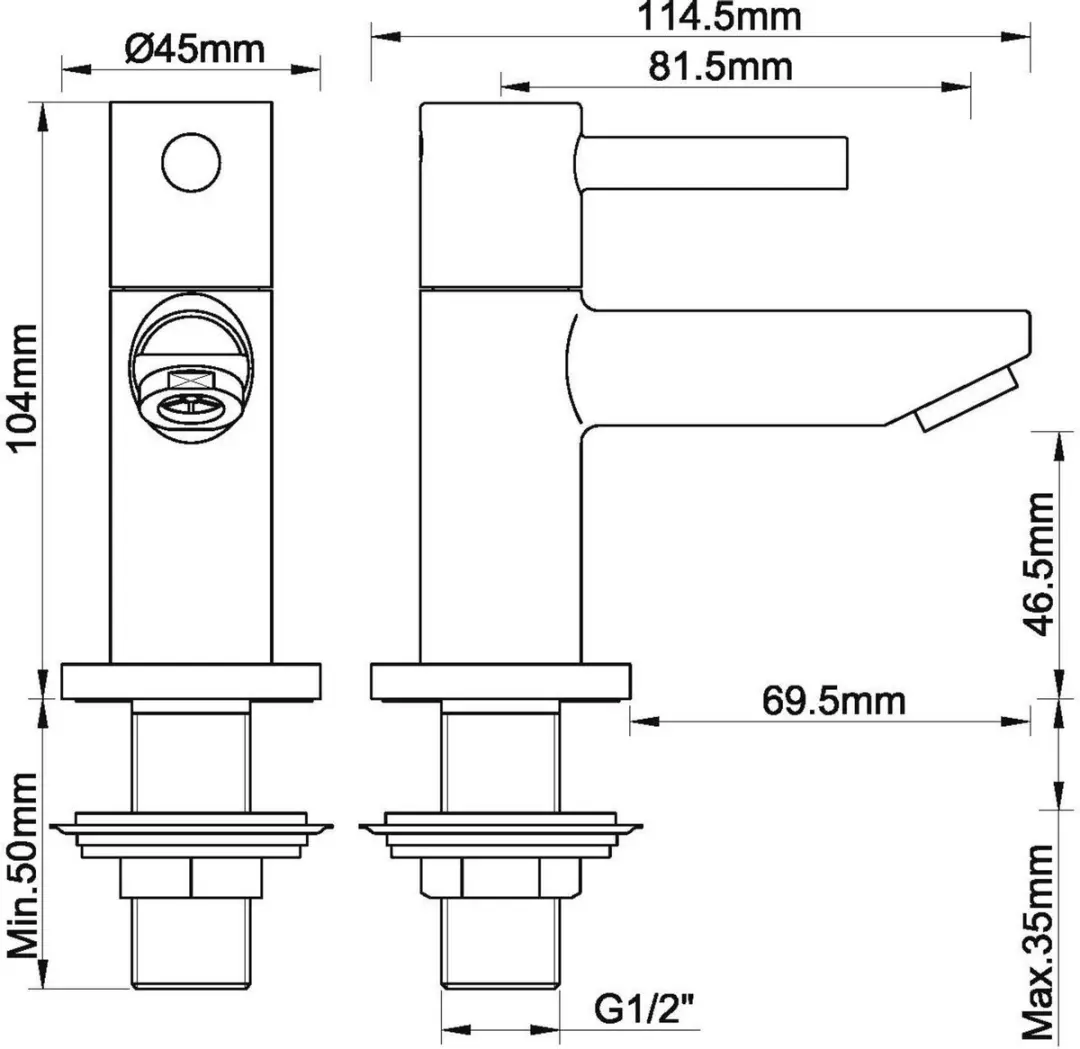 Saqu Combi-Pack M Fonteinset 31203430 - 1 Kraangat - Wit - afbeelding 2 van 6