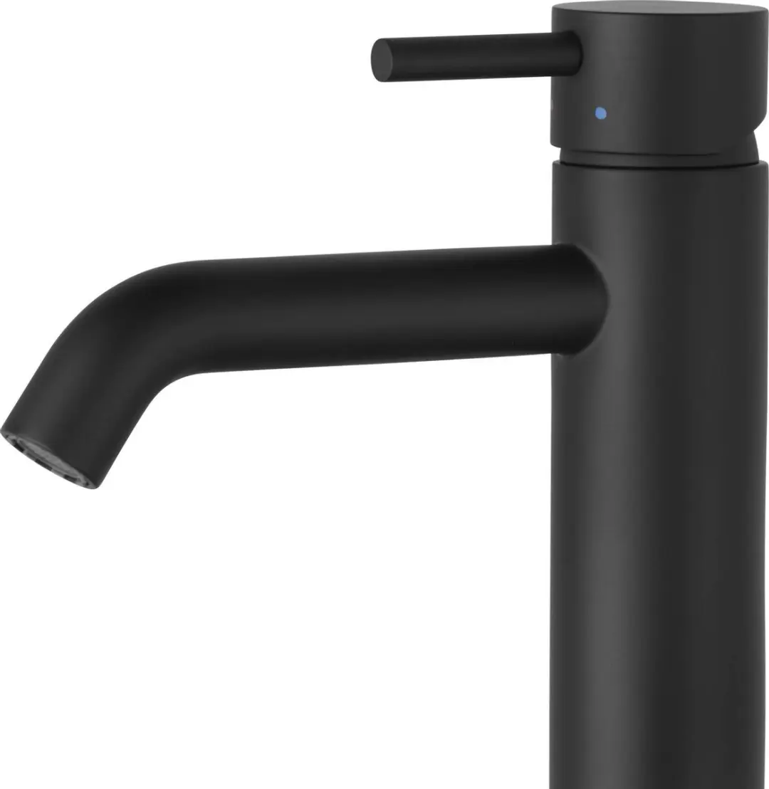 Saqu Eurotrend Wastafelkraan 24cm - Mat Zwart - afbeelding 6 van 6