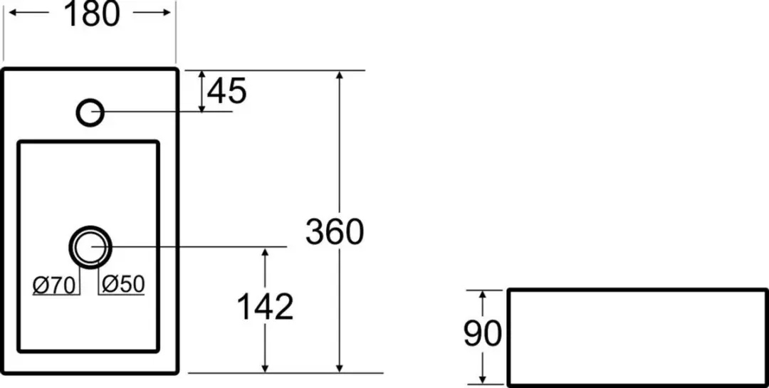 Saqu Trento Fonteinset 31210020SET - 1-delig - Wit - afbeelding 4 van 4